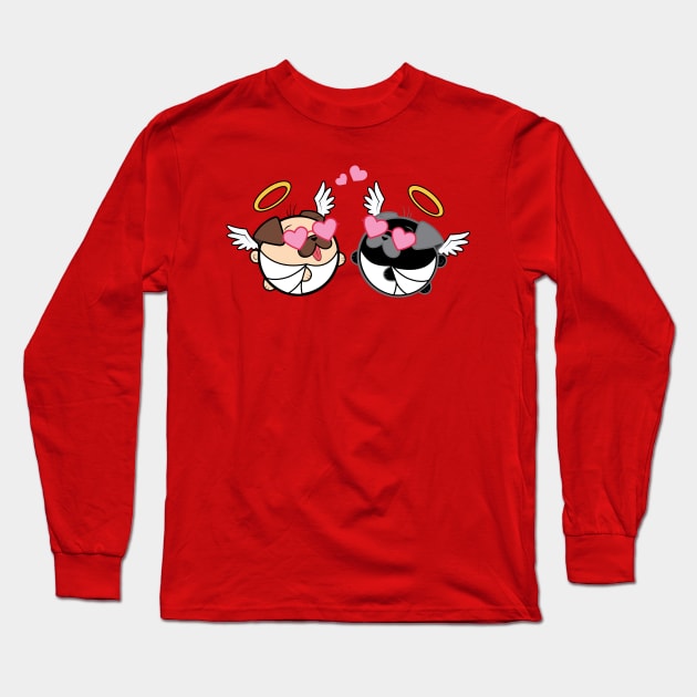 Poopy & Doopy - Valentine's Day Long Sleeve T-Shirt by Poopy_And_Doopy